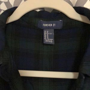 Forever21 flannel long sleeve shirt soft material